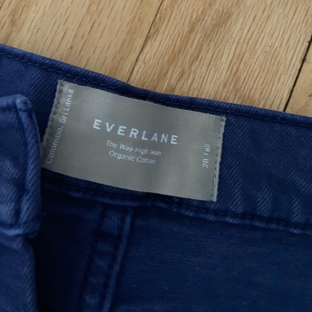 Everlane blue colored jeans